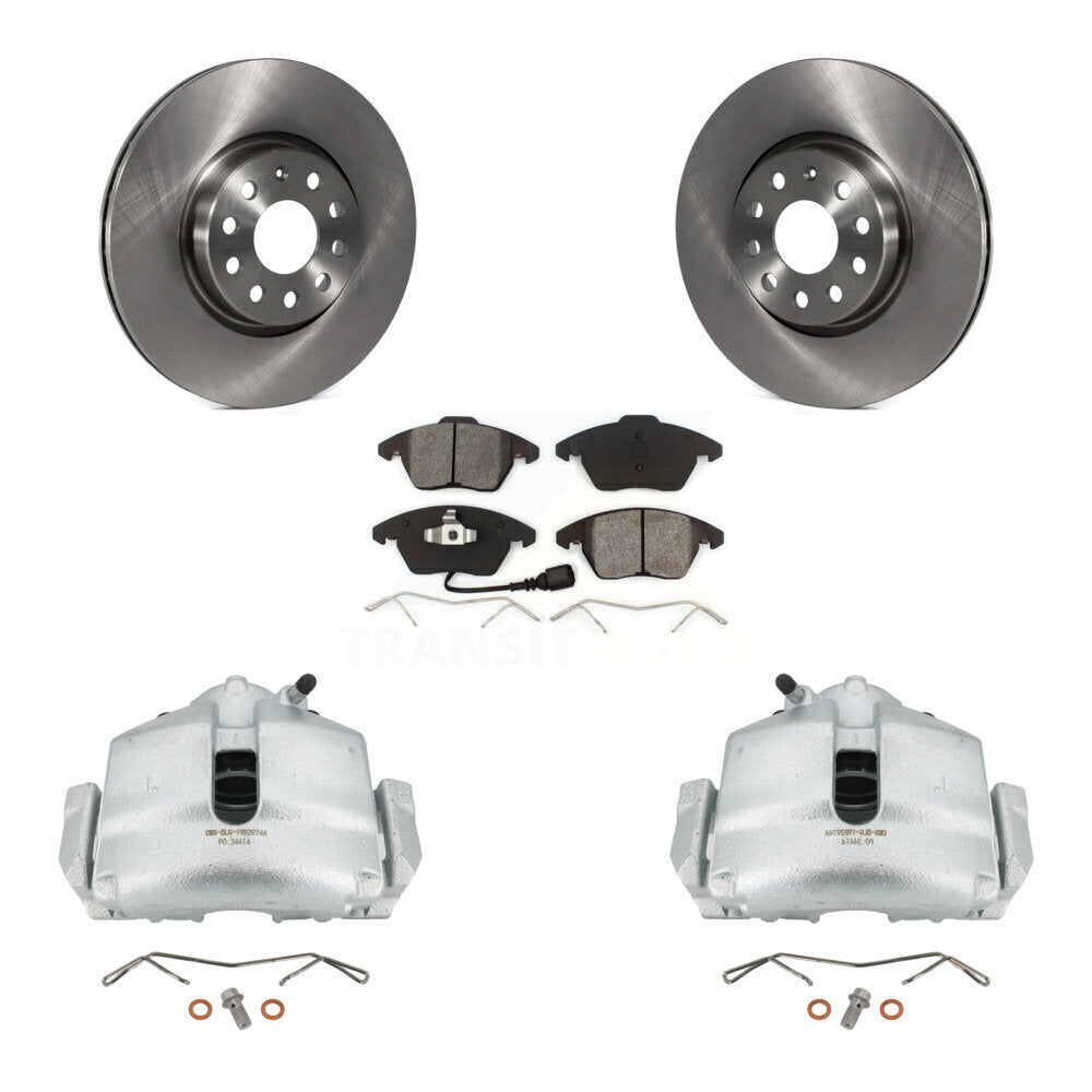 Transit Auto KC8-100069S Disc Brake Kit for 2005-2018 Volkswagen Beetle, Volkswagen Jetta, Volkswagen GTI & more - Front product image