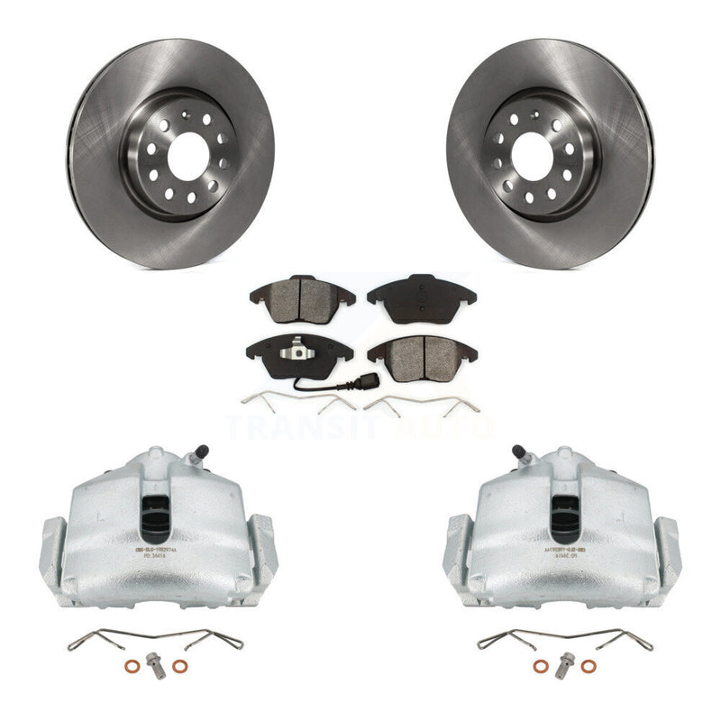 Transit Auto KC8-100069S Disc Brake Kit for 2005-2018 Volkswagen Beetle, Volkswagen Jetta, Volkswagen GTI & more - Front product image