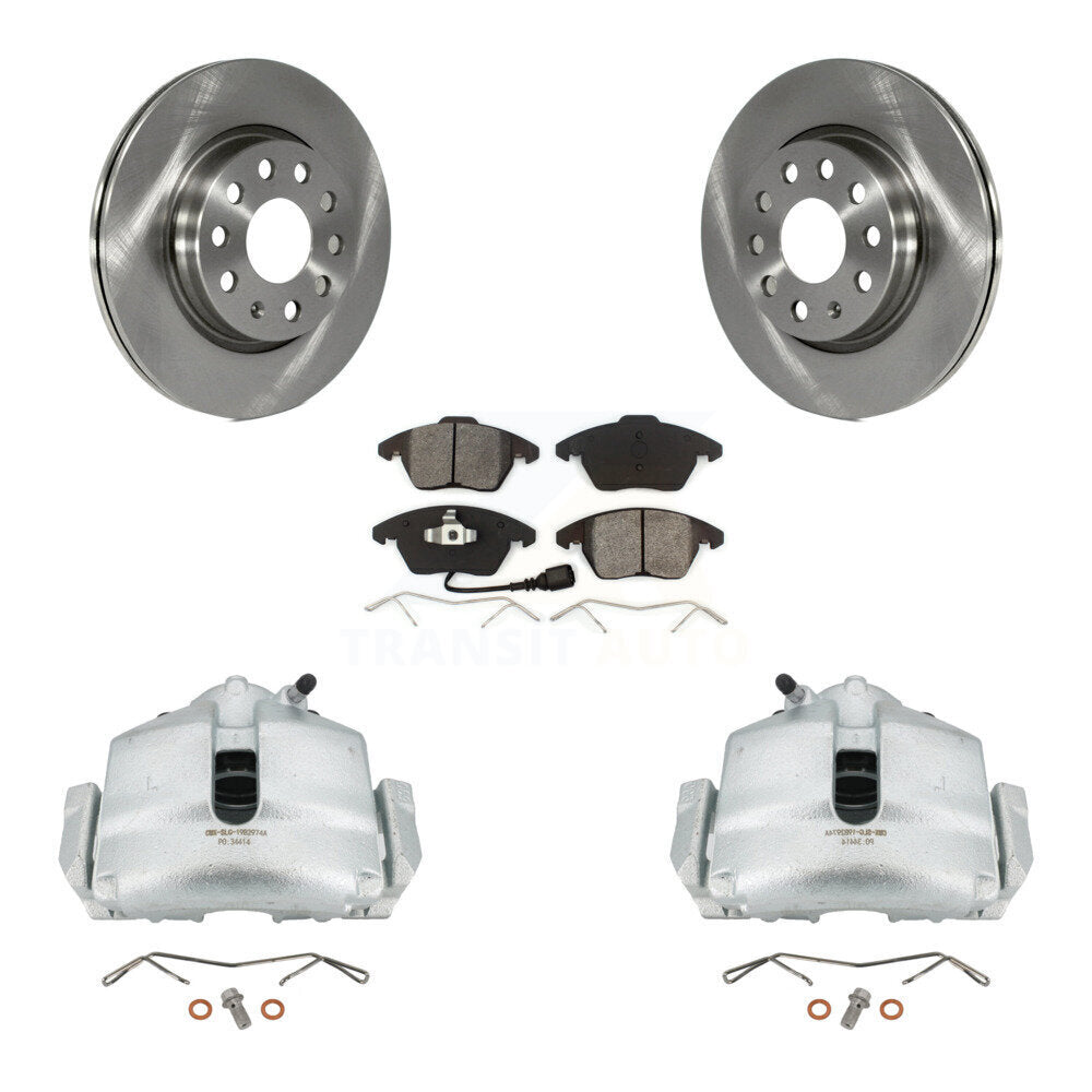 Transit Auto KC8-100070S Disc Brake Kit for 2011-2013 Volkswagen GTI, Audi A3 Quattro - Front product image