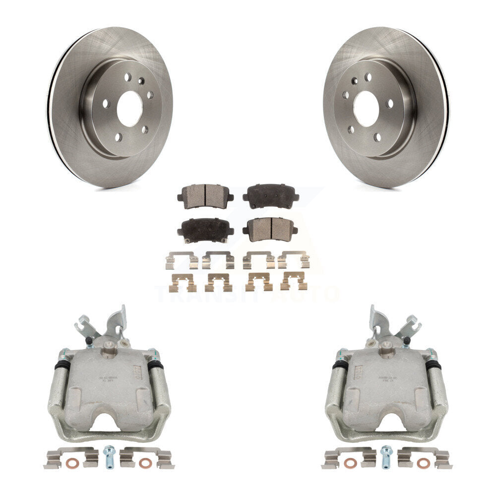 Transit Auto KC8-100070T Disc Brake Kit for 2011-2020 Cadillac XTS, Chevrolet Impala, Chevrolet Malibu & more - Rear product image
