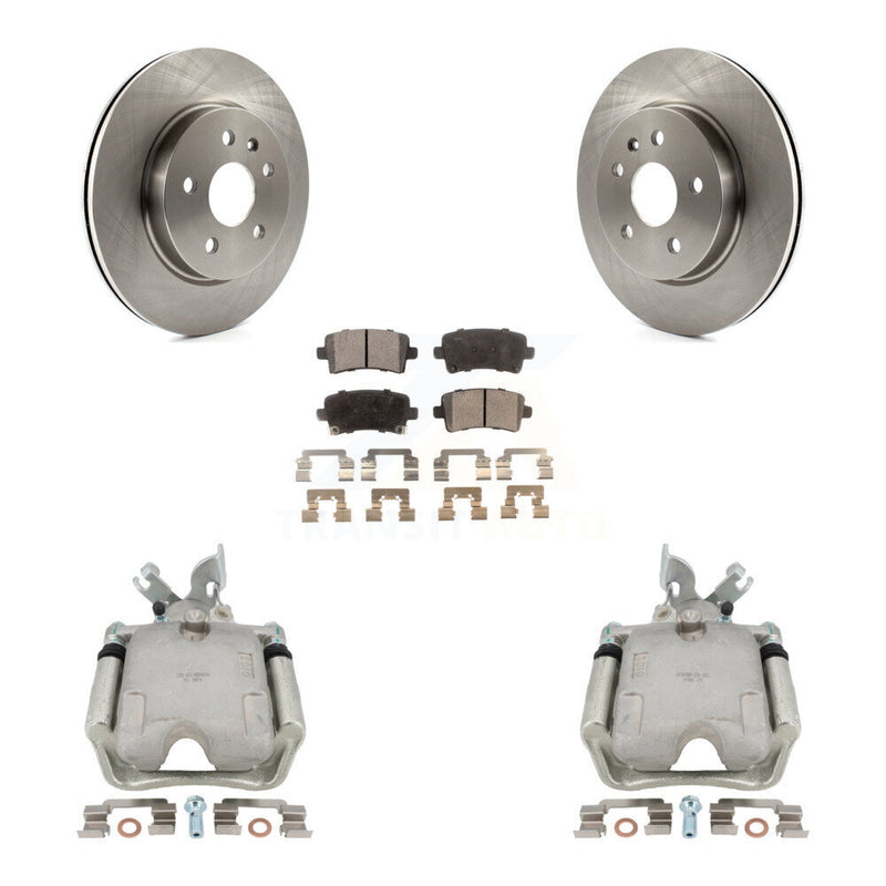 Transit Auto KC8-100070T Disc Brake Kit for 2011-2020 Cadillac XTS, Chevrolet Impala, Chevrolet Malibu & more - Rear product image