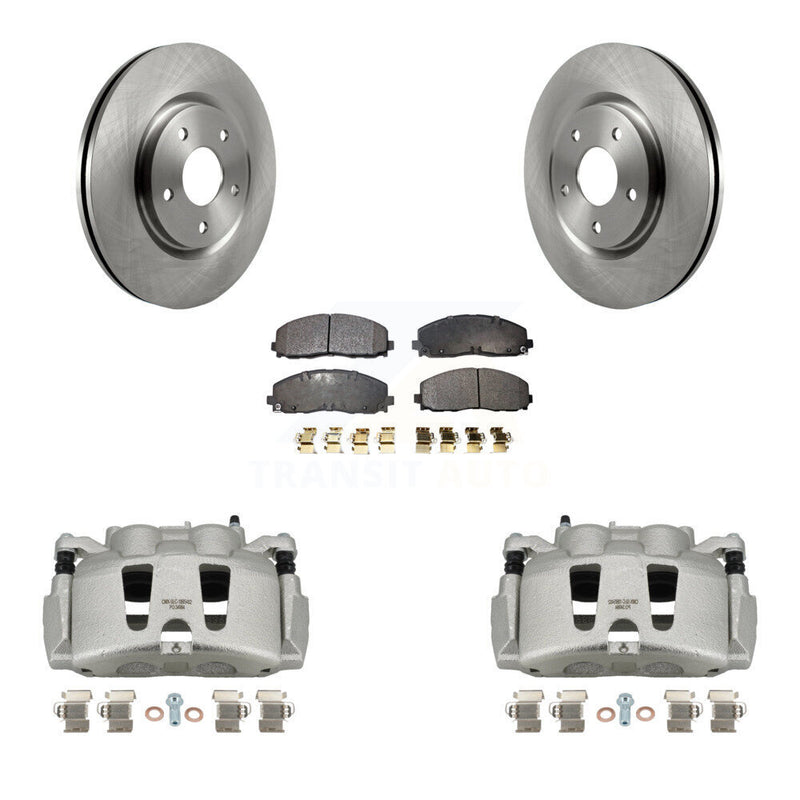 Transit Auto KC8-100071P Disc Brake Kit for 2017-2024 Chrysler Grand Caravan, Chrysler Pacifica, Chrysler Voyager & more - Front product image