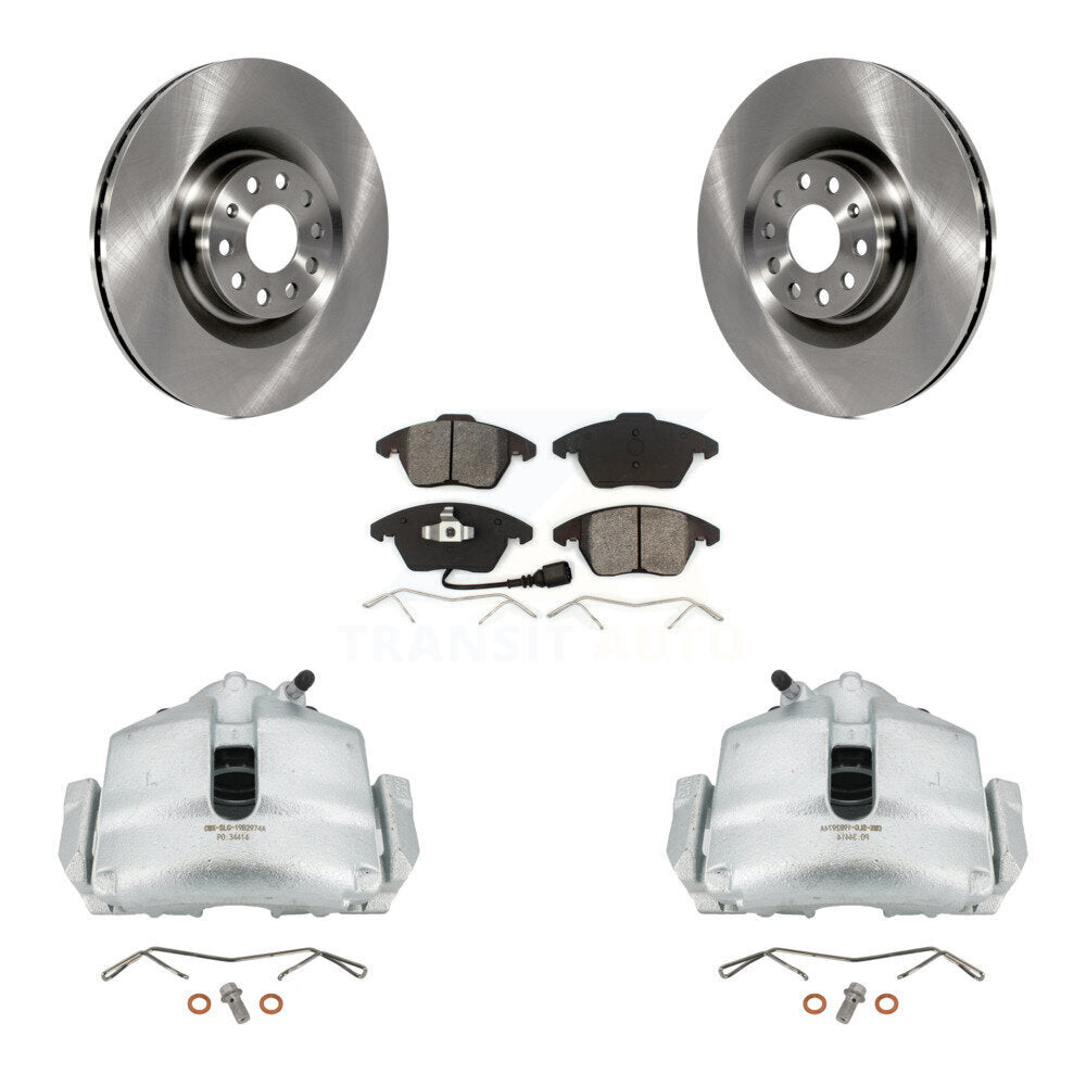 Transit Auto KC8-100071S Disc Brake Kit for 2009-2013 Volkswagen GTI, Volkswagen CC, Audi A3 Quattro - Front product image