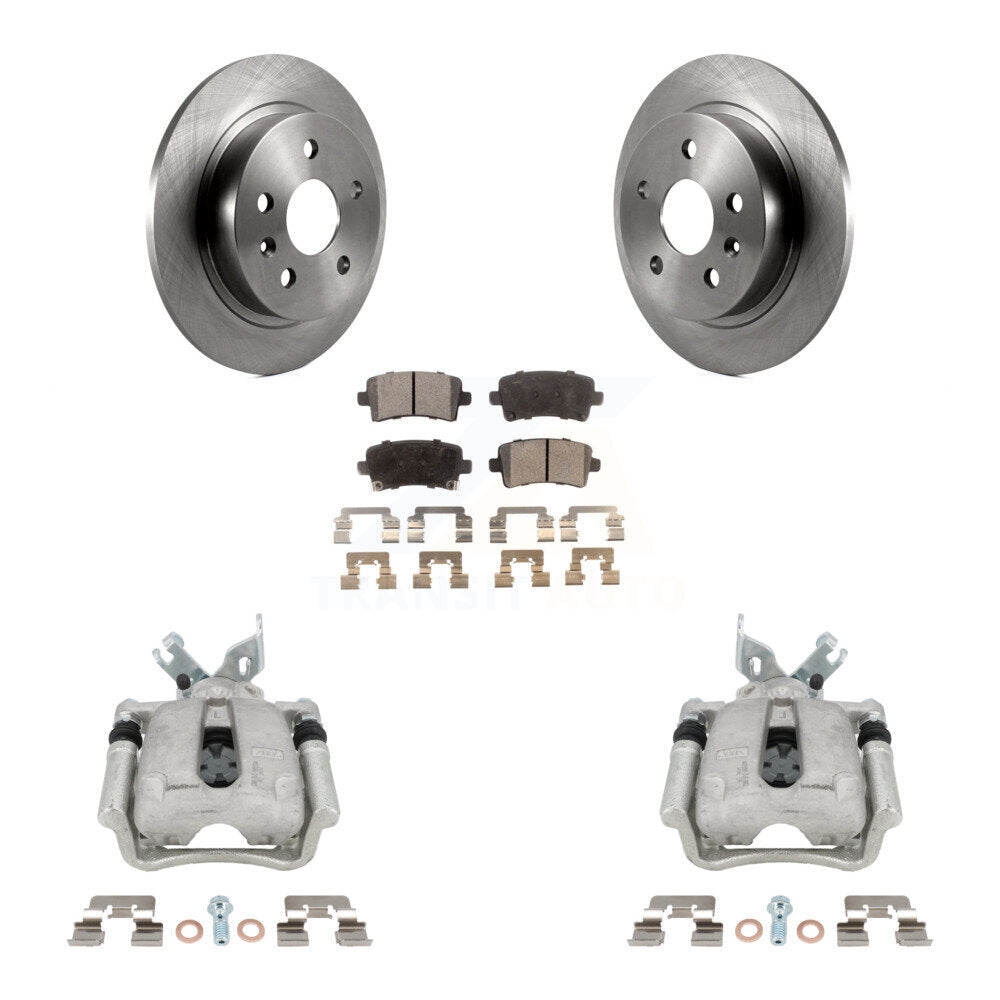 Transit Auto KC8-100073T Disc Brake Kit for 2011-2017 Chevrolet Malibu, Buick LaCrosse, Buick Regal - Rear product image