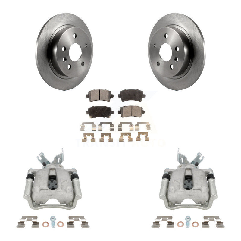Transit Auto KC8-100073T Disc Brake Kit for 2011-2017 Chevrolet Malibu, Buick LaCrosse, Buick Regal - Rear product image