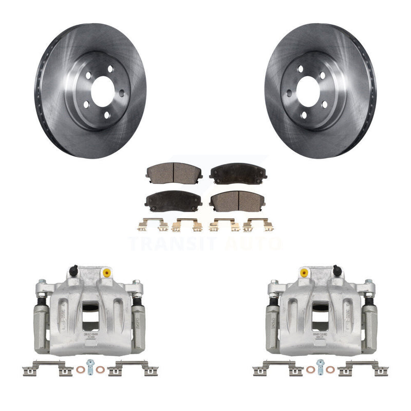 Transit Auto KC8-100077P Disc Brake Kit for 2005-2011 Chrysler 300, Dodge Challenger, Dodge Charger & more - Front product image