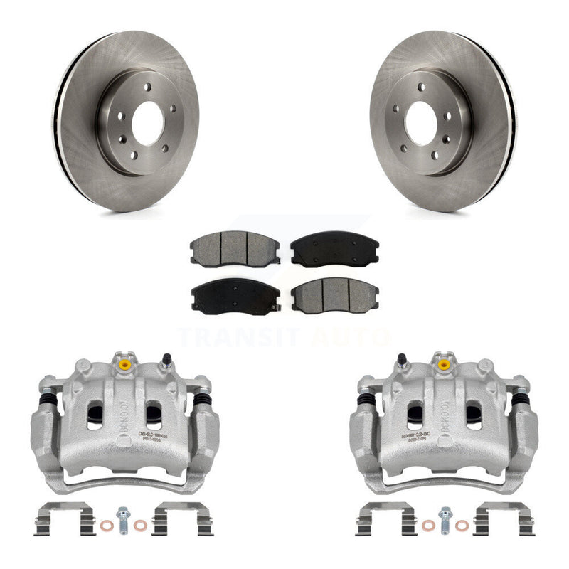 Transit Auto KC8-100086S Disc Brake Kit for 2007-2015 Chevrolet Captiva Sport, Saturn Vue, Chevrolet Equinox & more - Front product image