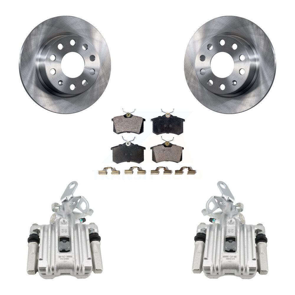 Transit Auto KC8-100086T Disc Brake Kit for 2010-2019 Volkswagen Beetle, Volkswagen Jetta, Audi A3 - Rear product image