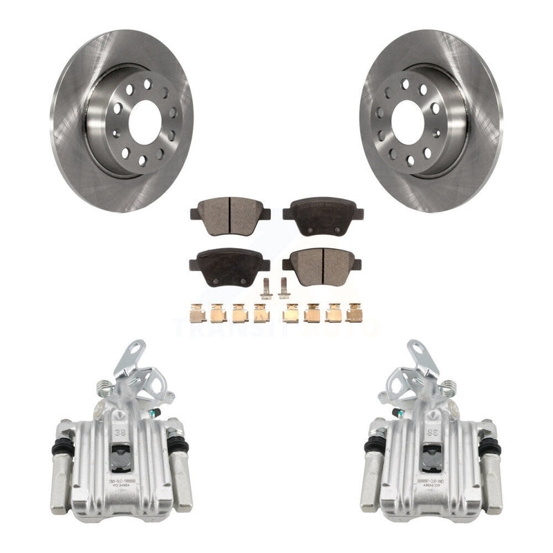 Transit Auto KC8-100087T Disc Brake Kit for 2011-2019 Volkswagen Beetle, Volkswagen Jetta, Volkswagen Golf - Rear product image