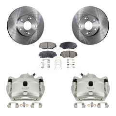 Transit Auto KC8-100090P Disc Brake Kit for 2005-2017 Honda CR-Z, Honda Civic, Acura ILX & more - Front product image
