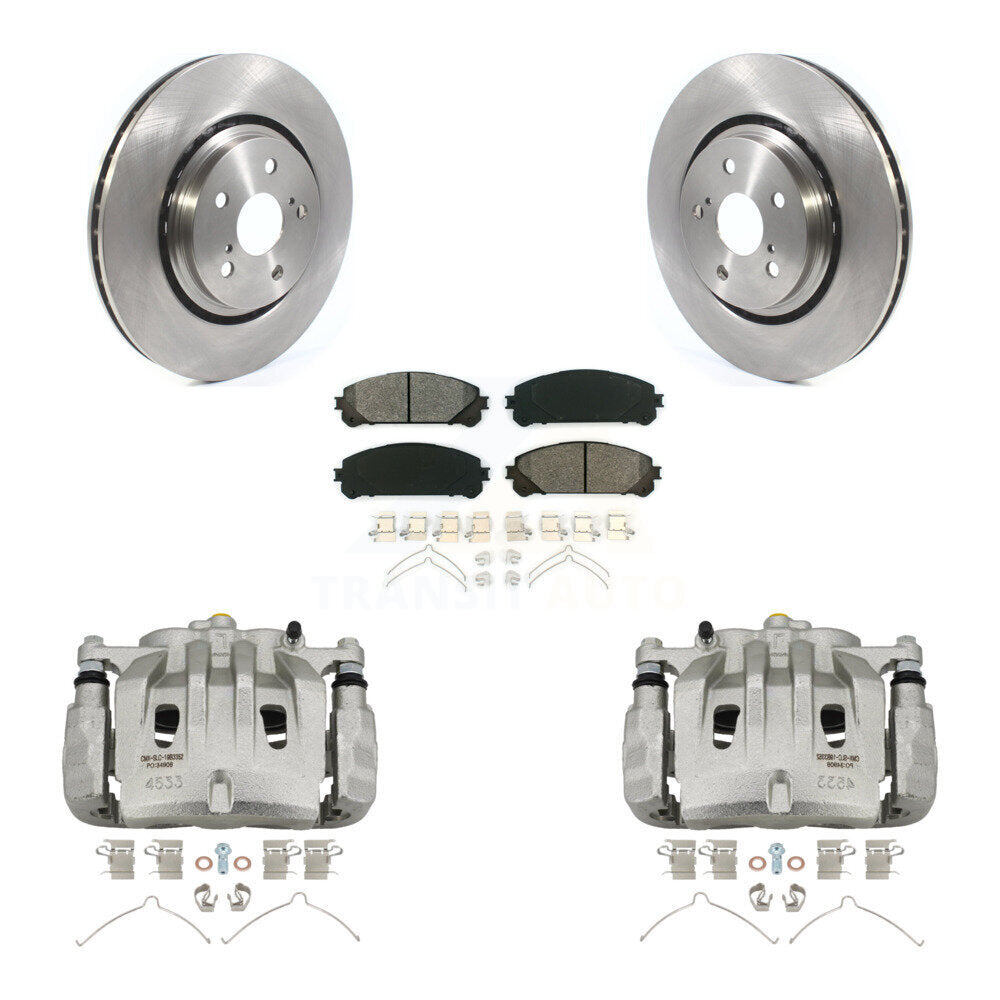 Transit Auto KC8-100093S Disc Brake Kit for 2022 Lexus NX250, Lexus NX350, Lexus NX350h - Front product image