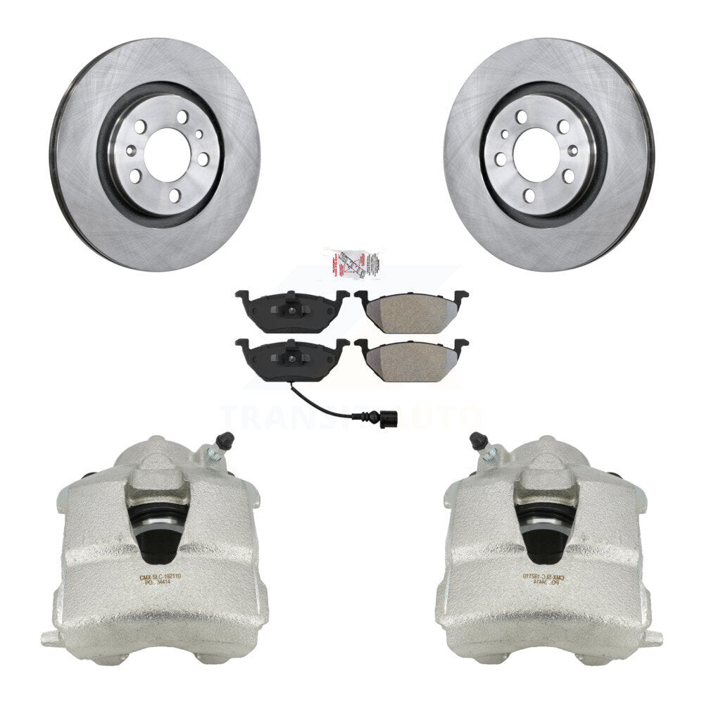 Transit Auto KC8-100099N Disc Brake Kit for 1998-2010 Volkswagen Golf City, Volkswagen Jetta City, Volkswagen Beetle & more - Front product image