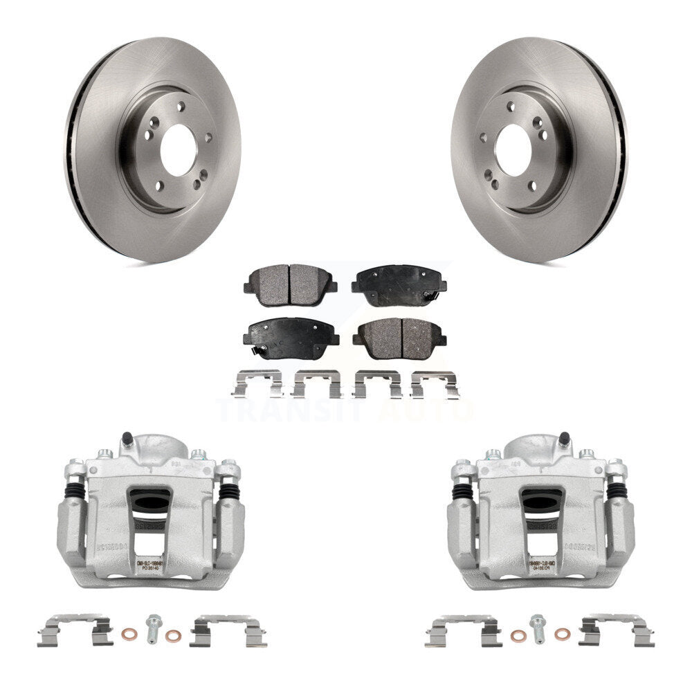 Transit Auto KC8-100101P Disc Brake Kit for 2011-2016 Kia Optima, Hyundai Sonata - Front product image