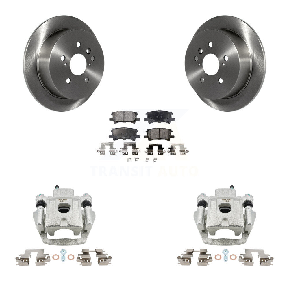 Transit Auto KC8-100102T Disc Brake Kit for 2004-2009 Lexus RX350, Lexus RX400h, Toyota Highlander & more - Rear product image