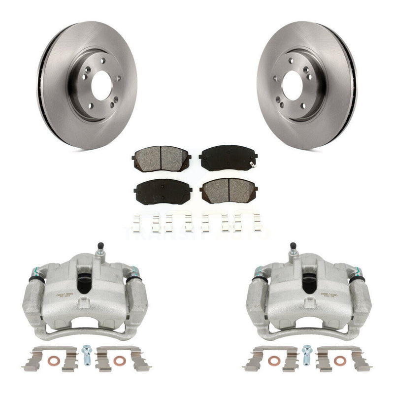 Transit Auto KC8-100107S Disc Brake Kit for 2010-2016 Kia Sportage, Hyundai Tucson - Front product image