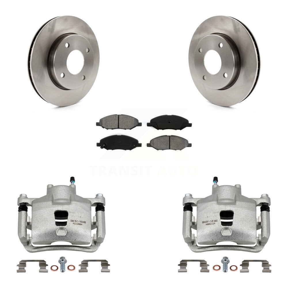 Transit Auto KC8-100110S Disc Brake Kit for 2009-2011 Nissan Versa - Front product image