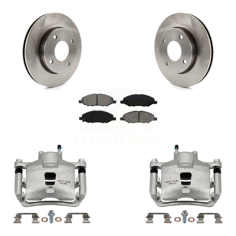 Transit Auto KC8-100110S Disc Brake Kit for 2009-2011 Nissan Versa - Front product image