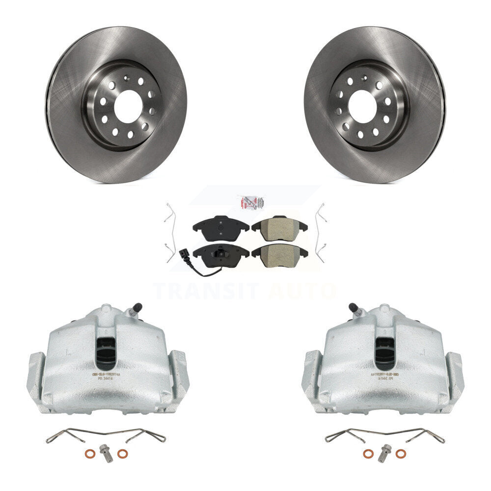 Transit Auto KC8-100111N Disc Brake Kit for 2006-2018 Volkswagen Beetle, Volkswagen Jetta, Volkswagen GTI & more - Front product image