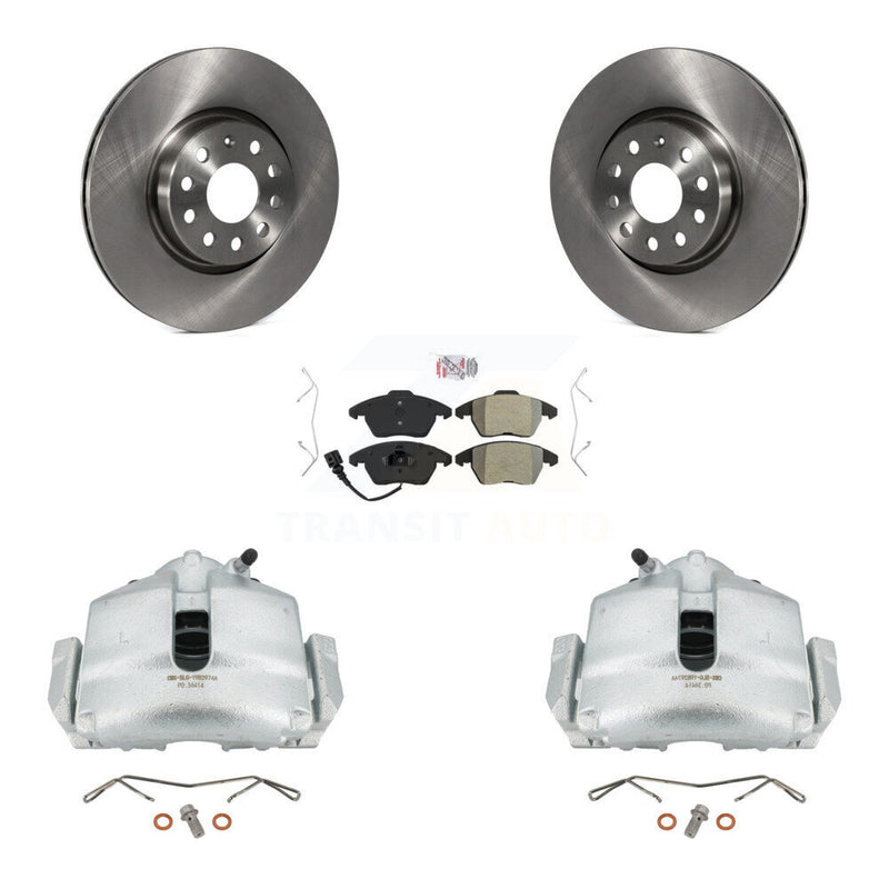 Transit Auto KC8-100111N Disc Brake Kit for 2006-2018 Volkswagen Beetle, Volkswagen Jetta, Volkswagen GTI & more - Front product image