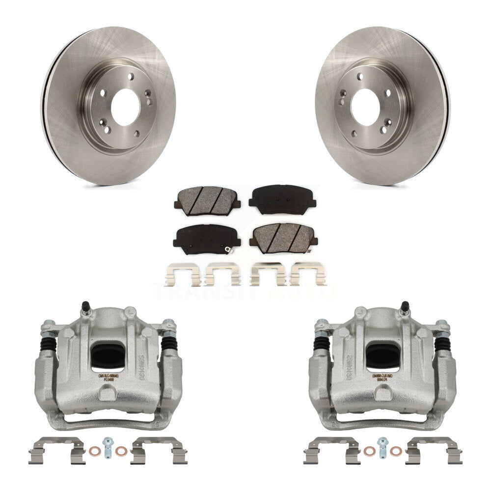 Transit Auto KC8-100111S Disc Brake Kit for 2010-2013 Kia Sorento, Hyundai Santa Fe - Front product image