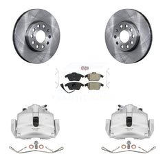 Transit Auto KC8-100112N Disc Brake Kit for 2006-2019 Volkswagen Beetle, Volkswagen Jetta, Volkswagen Golf & more - Front product image