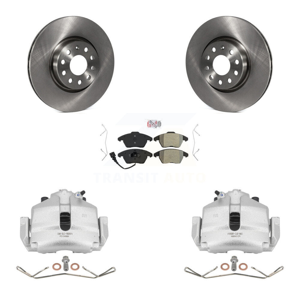 Transit Auto KC8-100113N Disc Brake Kit for 2006-2019 Volkswagen Beetle, Volkswagen Jetta, Audi A3 & more - Front product image