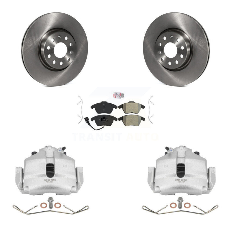 Transit Auto KC8-100113N Disc Brake Kit for 2006-2019 Volkswagen Beetle, Volkswagen Jetta, Audi A3 & more - Front product image