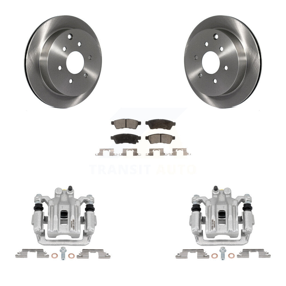 Transit Auto KC8-100113T Disc Brake Kit for 2005-2022 Suzuki Equator, Nissan Xterra, Nissan Frontier - Rear product image
