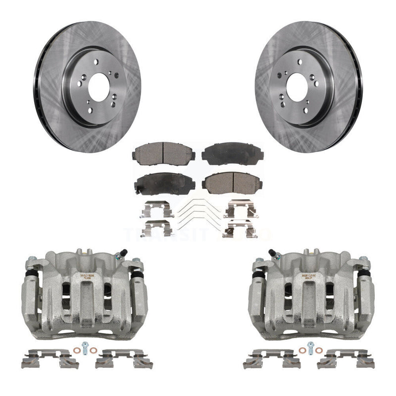 Transit Auto KC8-100114P Disc Brake Kit for 2011-2016 Honda Crosstour, Honda CR-V, Honda Accord Crosstour - Front product image