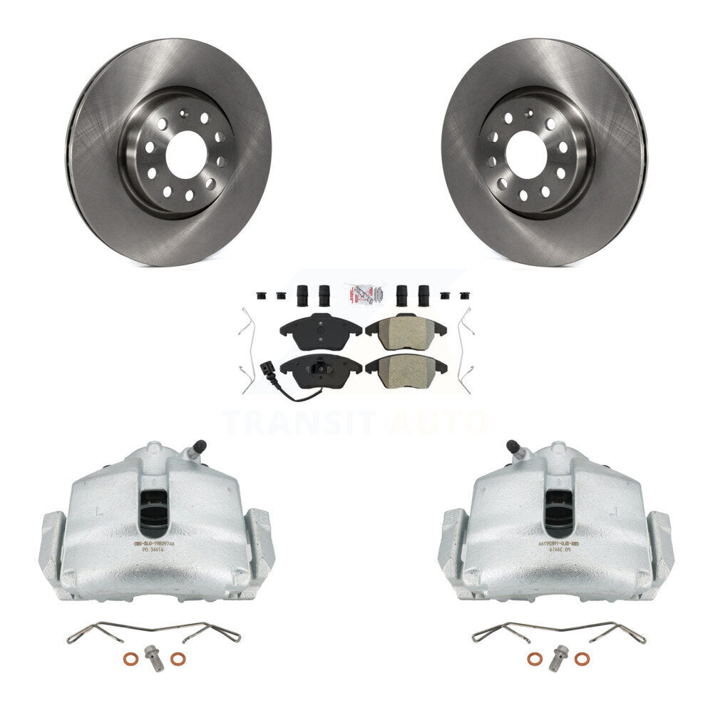 Transit Auto KC8-100115N Disc Brake Kit for 2006-2018 Volkswagen Beetle, Volkswagen Jetta, Volkswagen GTI & more - Front product image