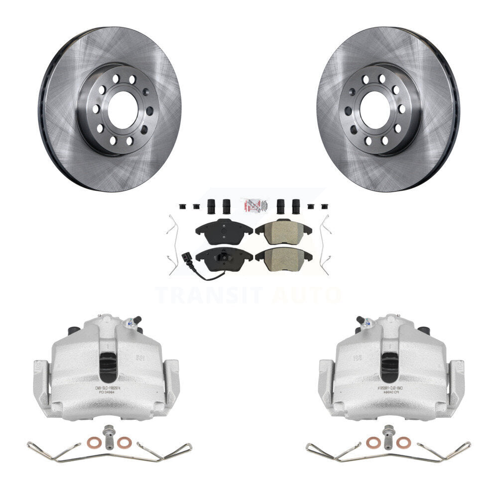 Transit Auto KC8-100116N Disc Brake Kit for 2006-2019 Volkswagen Beetle, Volkswagen Jetta, Volkswagen Golf & more - Front product image