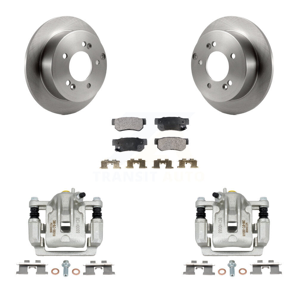 Transit Auto KC8-100116T Disc Brake Kit for 2005-2010 Hyundai Tucson, Kia Sportage - Rear product image