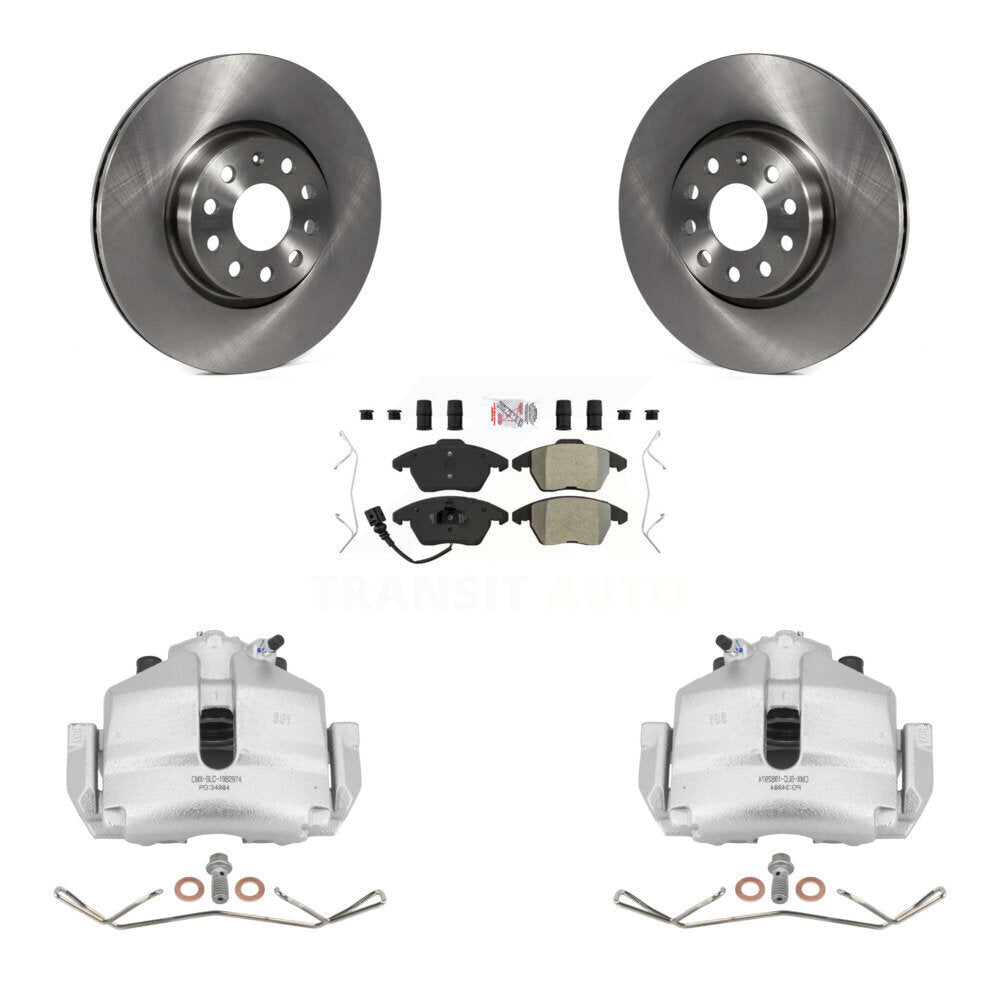 Transit Auto KC8-100117N Disc Brake Kit for 2006-2019 Volkswagen Beetle, Volkswagen Jetta, Audi A3 & more - Front product image