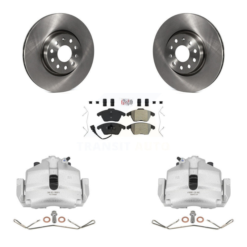 Transit Auto KC8-100117N Disc Brake Kit for 2006-2019 Volkswagen Beetle, Volkswagen Jetta, Audi A3 & more - Front product image