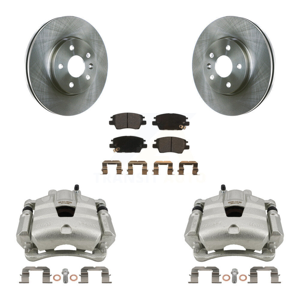 Transit Auto KC8-100118P Disc Brake Kit for 2016-2020 Chevrolet Bolt EV, Chevrolet Cruze, Chevrolet Volt - Front product image
