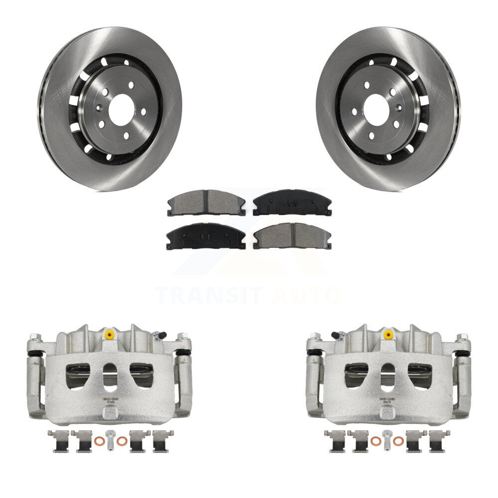 Transit Auto KC8-100119S Disc Brake Kit for 2013-2019 Ford Taurus, Ford Explorer, Ford Special Service Police Sedan & more - Front product image