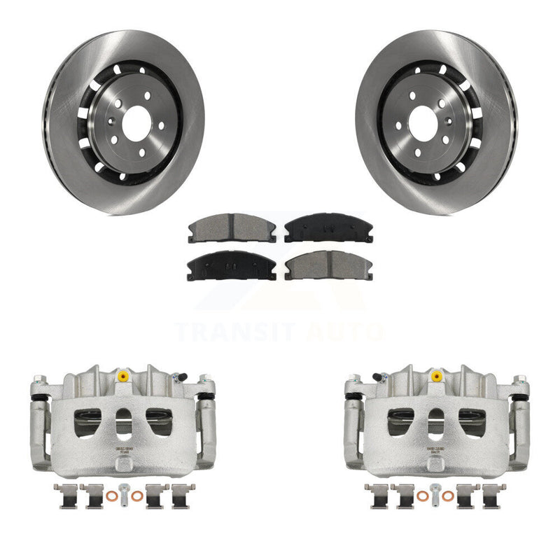 Transit Auto KC8-100119S Disc Brake Kit for 2013-2019 Ford Taurus, Ford Explorer, Ford Special Service Police Sedan & more - Front product image