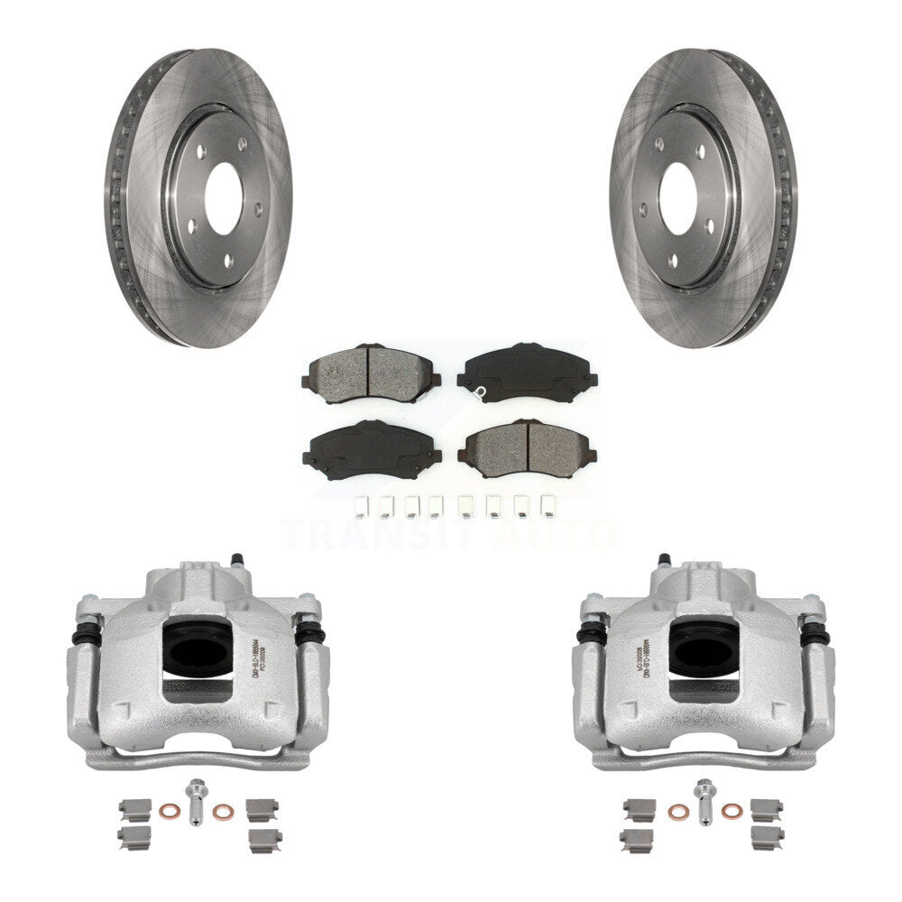 Transit Auto KC8-100128S Disc Brake Kit for 2008-2012 Ram C/V, Volkswagen Routan, Chrysler Town & Country & more - Front product image