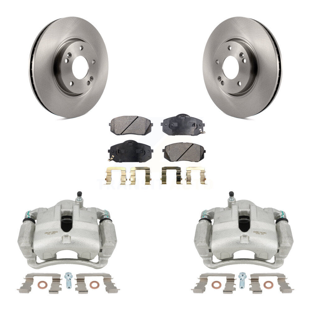 Transit Auto KC8-100130P Disc Brake Kit for 2010-2016 Kia Sportage, Hyundai Tucson - Front product image