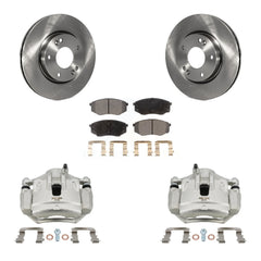 Transit Auto KC8-100131P Disc Brake Kit for 2010-2012 Kia Sportage, Hyundai Tucson - Front product image