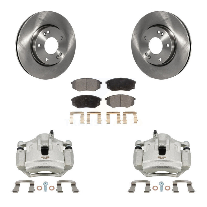 Transit Auto KC8-100131P Disc Brake Kit for 2010-2012 Kia Sportage, Hyundai Tucson - Front product image