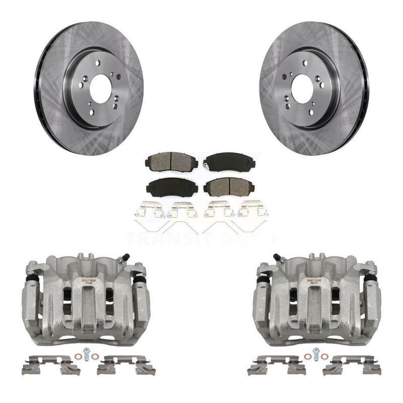 Transit Auto KC8-100134S Disc Brake Kit for 2011-2016 Honda Crosstour, Honda CR-V, Honda Accord Crosstour - Front product image