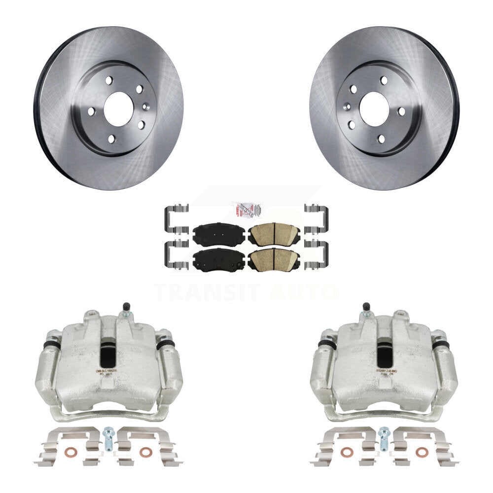 Transit Auto KC8-100136N Disc Brake Kit for 2010-2020 Chevrolet Equinox, Chevrolet Impala, Chevrolet Malibu & more - Front product image
