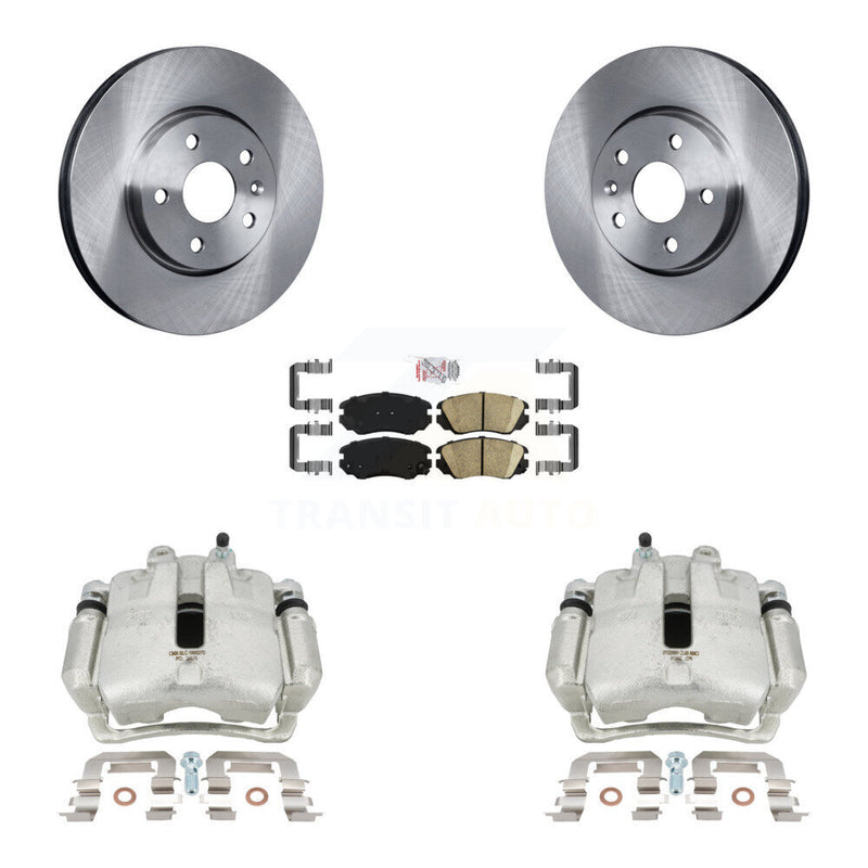 Transit Auto KC8-100136N Disc Brake Kit for 2010-2020 Chevrolet Equinox, Chevrolet Impala, Chevrolet Malibu & more - Front product image