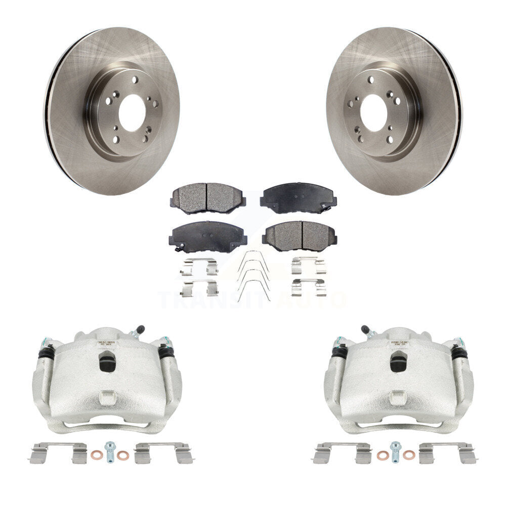 Transit Auto KC8-100137P Disc Brake Kit for 2012-2015 Acura ILX, Honda Civic - Front product image