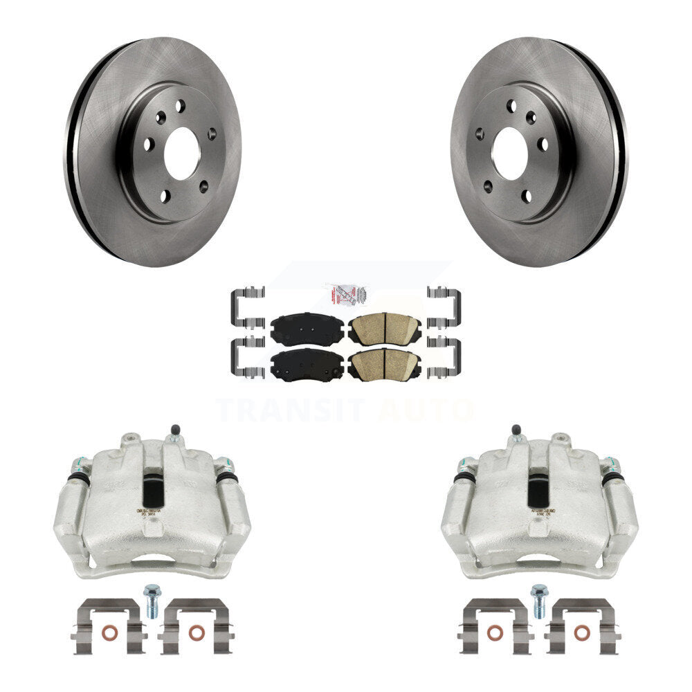 Transit Auto KC8-100138N Disc Brake Kit for 2011-2017 Chevrolet Malibu Limited, Chevrolet Malibu, Buick LaCrosse & more - Front product image