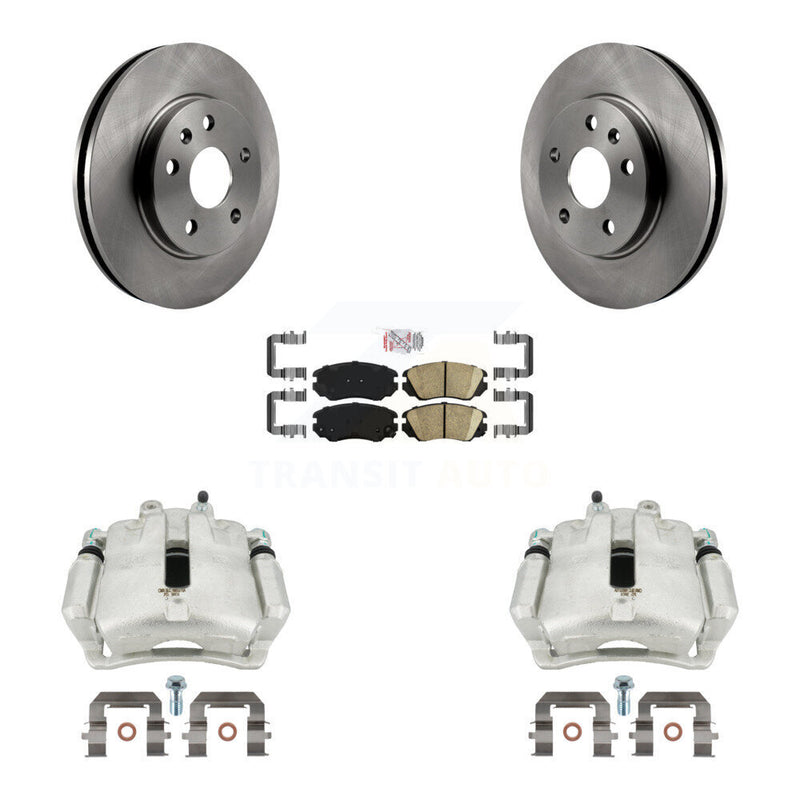 Transit Auto KC8-100138N Disc Brake Kit for 2011-2017 Chevrolet Malibu Limited, Chevrolet Malibu, Buick LaCrosse & more - Front product image