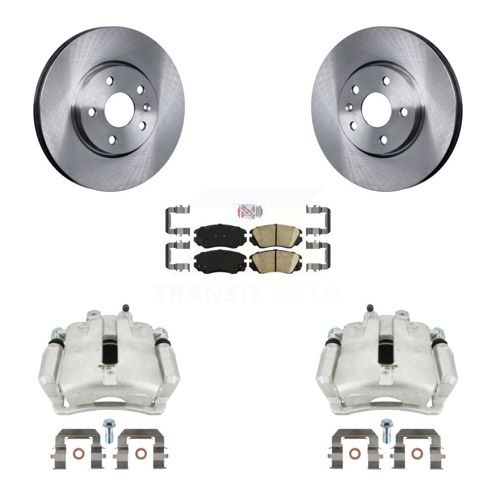 Transit Auto KC8-100139N Disc Brake Kit for 2011-2017 Chevrolet Malibu Limited, Buick LaCrosse, Buick Regal - Front product image