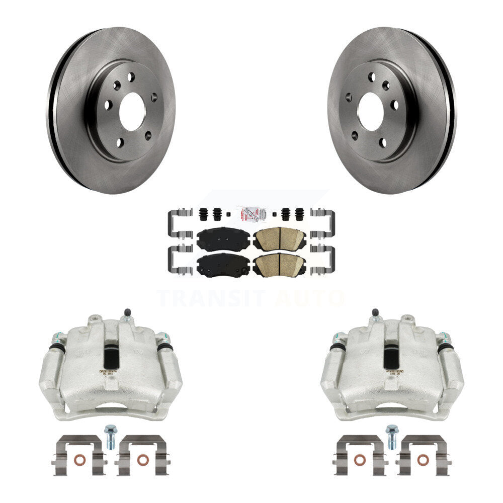 Transit Auto KC8-100140N Disc Brake Kit for 2011-2017 Chevrolet Malibu Limited, Chevrolet Malibu, Buick LaCrosse & more - Front product image