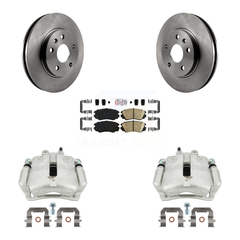 Transit Auto KC8-100140N Disc Brake Kit for 2011-2017 Chevrolet Malibu Limited, Chevrolet Malibu, Buick LaCrosse & more - Front product image